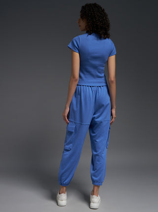 MKH Azure Blue Co-ord Set