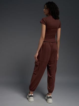 MKH Cocoa Brown Co-ord Set