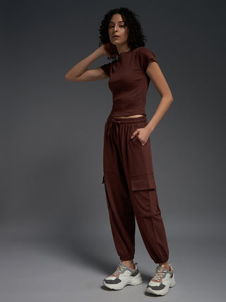 MKH Cocoa Brown Co-ord Set