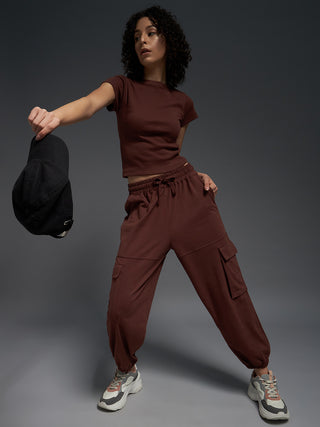 MKH Cocoa Brown Co-ord Set