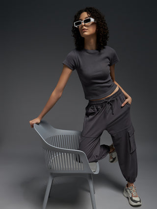 MKH Stone Grey Co-ord Set