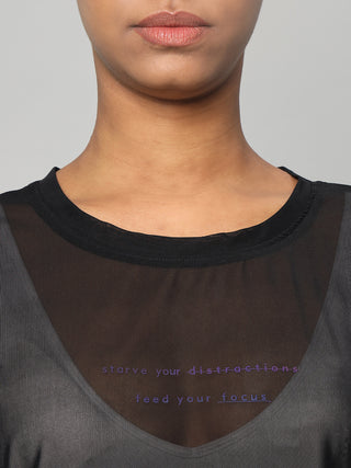 MKH Womens Active Mesh T Shirt Short Sleeves Gymwear