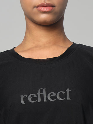 MKH EnduraFlow Black Mesh T-Shirt for Women