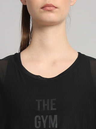 MKH Women Mesh Yoga & Training T-Shirt