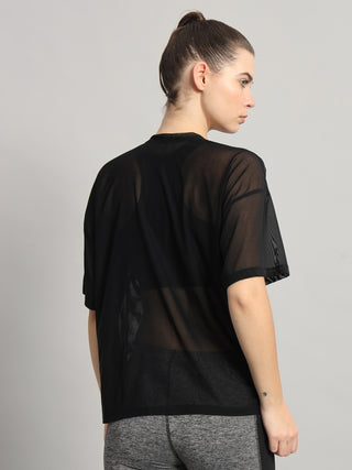 MKH Black HyperBreathe Sheer Tee – Power Comfort Fit
