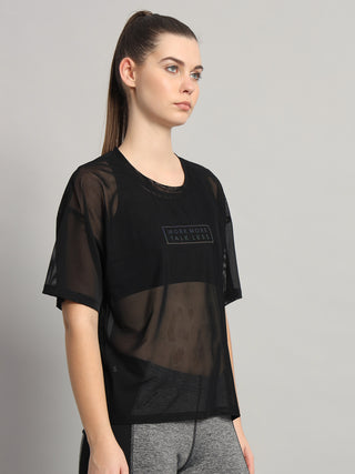 MKH Black HyperBreathe Sheer Tee – Power Comfort Fit