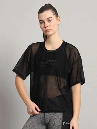 MKH Black HyperBreathe Sheer Tee – Power Comfort Fit
