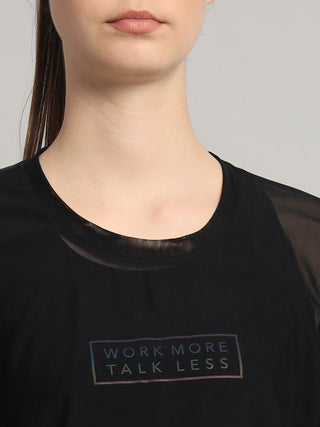 MKH Black HyperBreathe Sheer Tee – Power Comfort Fit