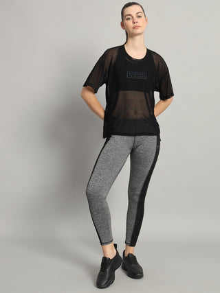 MKH Black HyperBreathe Sheer Tee – Power Comfort Fit