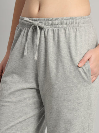 MKH Women Cotton Blend Regular Track Pants