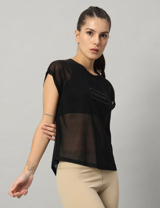 MKH Womens Mesh T Shirt With Short Sleeves And Breathability