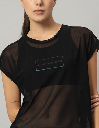 MKH Womens Mesh T Shirt With Short Sleeves And Breathability