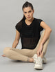 MKH Womens Mesh T Shirt With Short Sleeves And Breathability