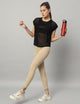 MKH Breathable Sheer Mesh T Shirt Womens Short Sleeves