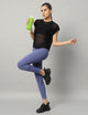 MKH Womens Sheer Mesh Short Fit T Shirt For Athleisure