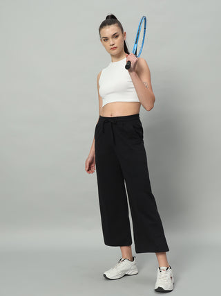 MKH Women Black Casual Track Pants