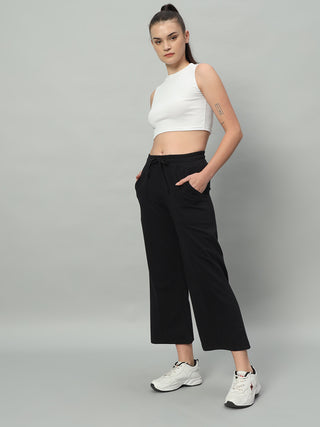 MKH Women Black Casual Track Pants