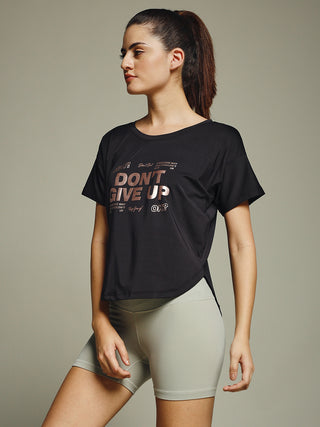 MKH Women Black FlexRush Activity Training Top