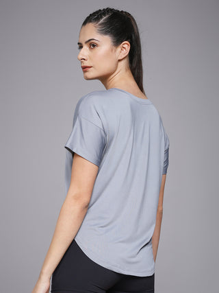 MKH Light Grey Women UltraMove Lightweight Sports T-Shirt