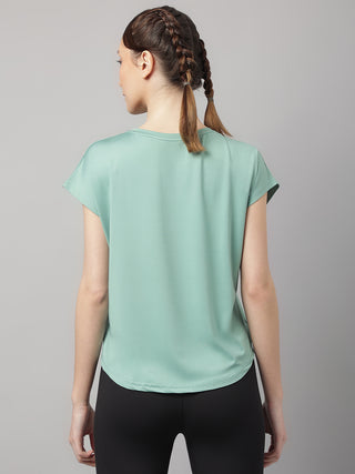 MKH Women Sea Green PowerTrail Gym Workout Wear