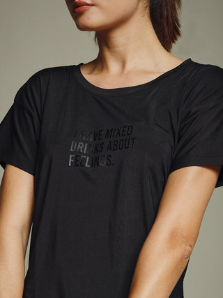 MKH Black Women MotionCool Lightweight Gym Top