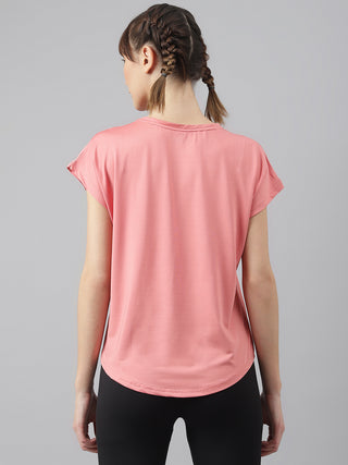 MKH Women Pink AeroCore Gym Activity Top