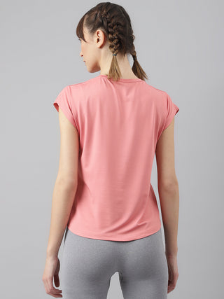 MKH Women Pink PowerActive Daily Fitness Top