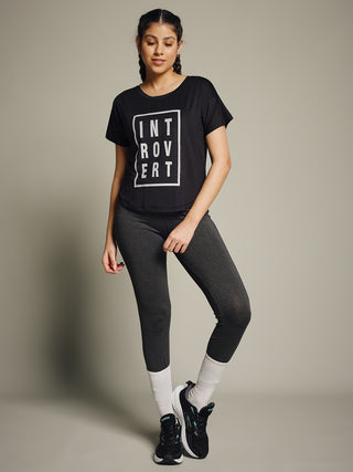 MKH Women Black CoolTrack Running Fitness Top