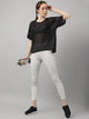 MKH Black AeroFlex Mesh Tee – Oversized Active Fit