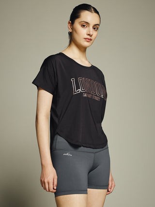 MKH Women AirFlex Stretchable Sports Tee – Soft & Flexible Fabric