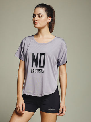 MKH Lavender Women CloudFit Lightweight Fitness T-Shirt