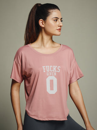 MKH Women Pink Urban Graphic Printed Casual T-Shirt