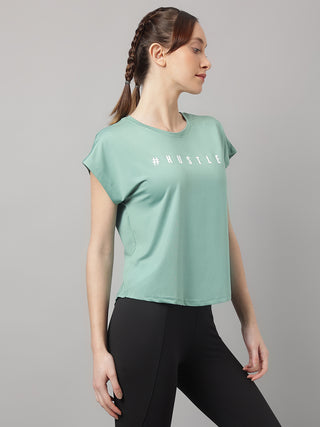 MKH Women Sea Green PowerTrail Gym Workout Wear
