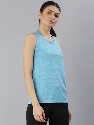 MKH WOMEN SEA GREEN DRI-FIT TANK TOP