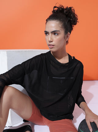 MKH Women’s Mesh Long Sleeve Gym Shirt
