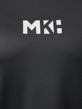 MKH Women Black Lightweight Stretch T-Shirt for Yoga and Training