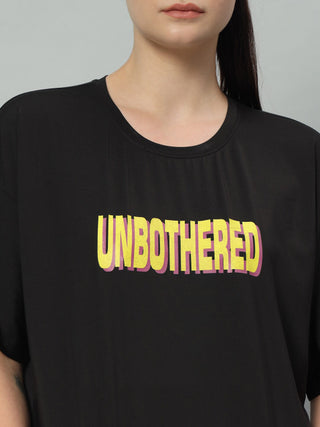 MKH Women Black Stretchable Gym T-Shirt for Training and Activity