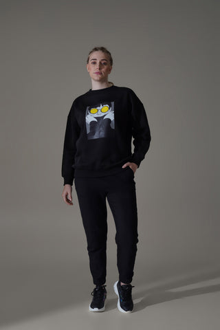 Emily Black Sweatshirt