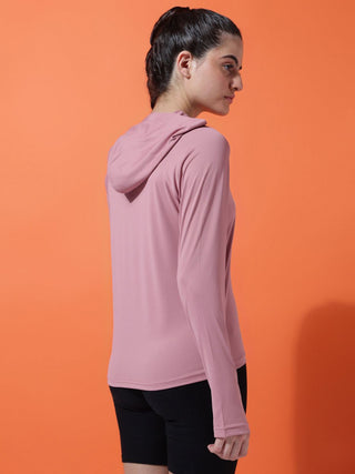 MKH Women Onion Pink Dynamic Fit Sports T-Shirt