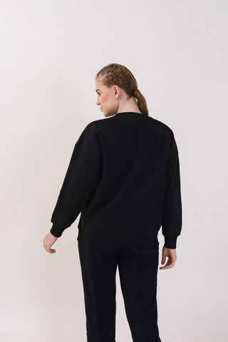 Emily Black Sweatshirt