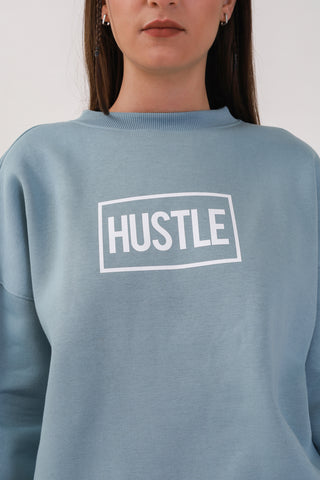 Hustle Blue Sweatshirt