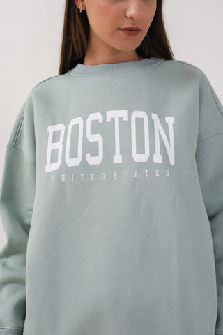 Boston Green Sweatshirt