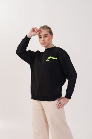 Amelia Black Sweatshirt