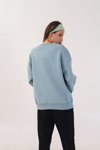 Mom Mode Blue Sweatshirt