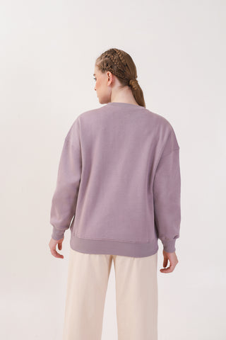 Fucks Given Zero Mauve Sweatshirt