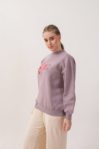 Ironic Iconic Mauve Sweatshirt