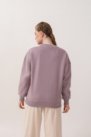 Ironic Iconic Mauve Sweatshirt