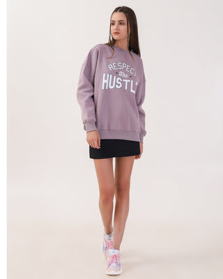 Respect the Hustle Mauve Sweatshirt