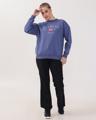 Denmark Blue Sweatshirt