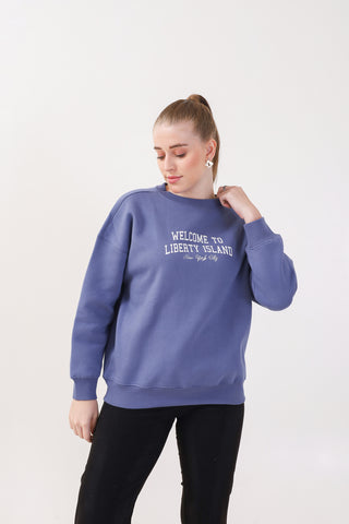 Liberty Island Blue Sweatshirt